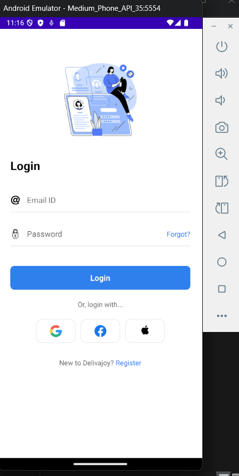 Cross Border Login & Signup screenshot 1 by Atta ur Rehman — AI, React, Next.js, and React Native project