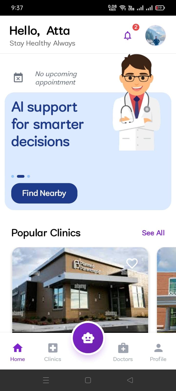 Pathway Care app screenshot by Atta ur Rehman, full stack and AI software engineer