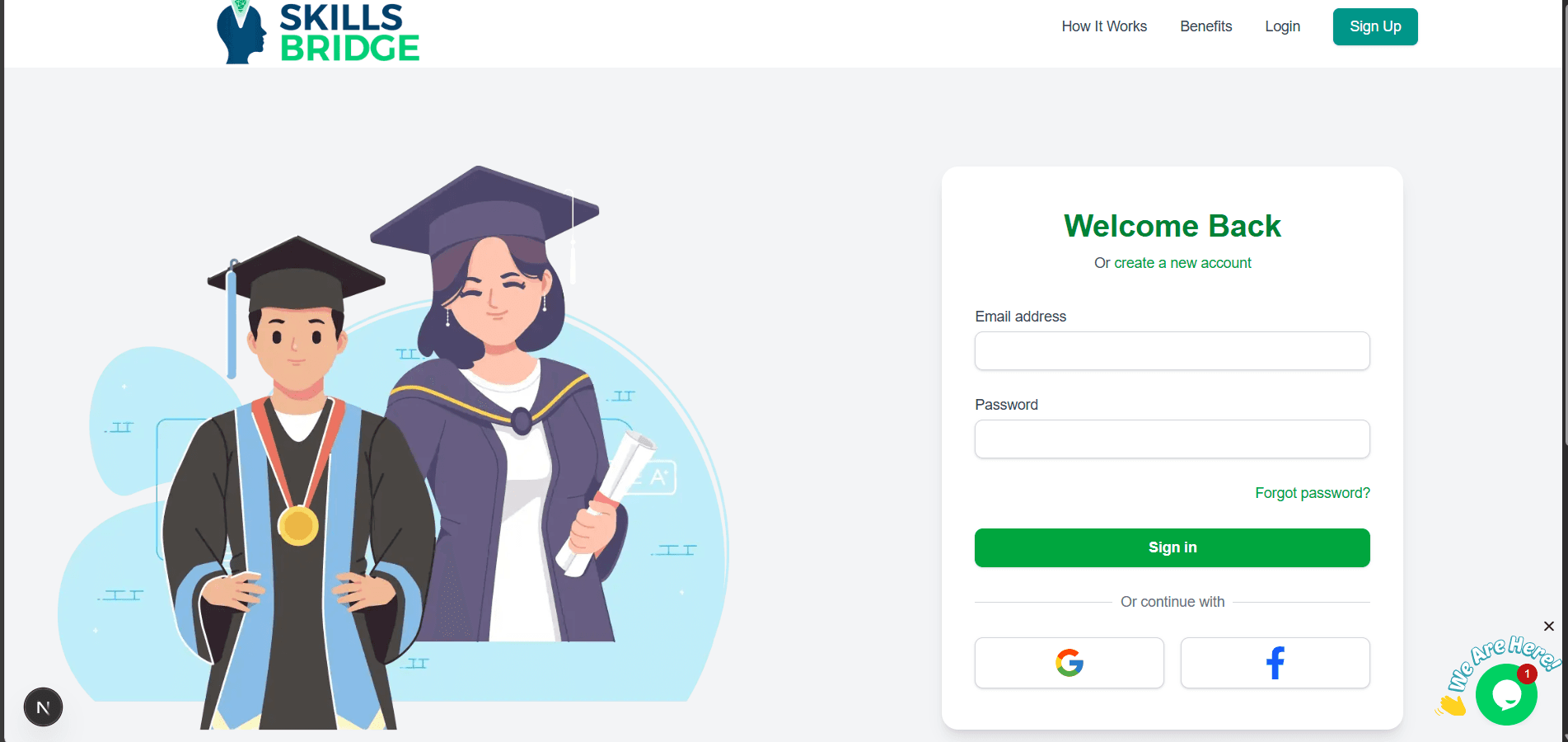 SkillsBridge app screenshot by Atta ur Rehman, full stack and AI software engineer