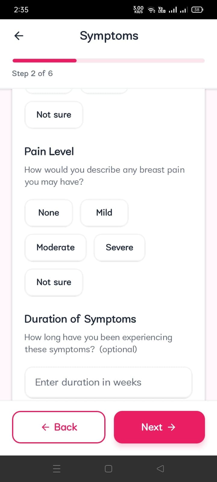 Pathway Care AI-Based Symptoms Questionnaire screenshot by Atta ur Rehman Pathway Care AI-Based Symptoms Questionnaire screenshot 1 by Atta ur Rehman — AI, React, Next.js, and React Native project