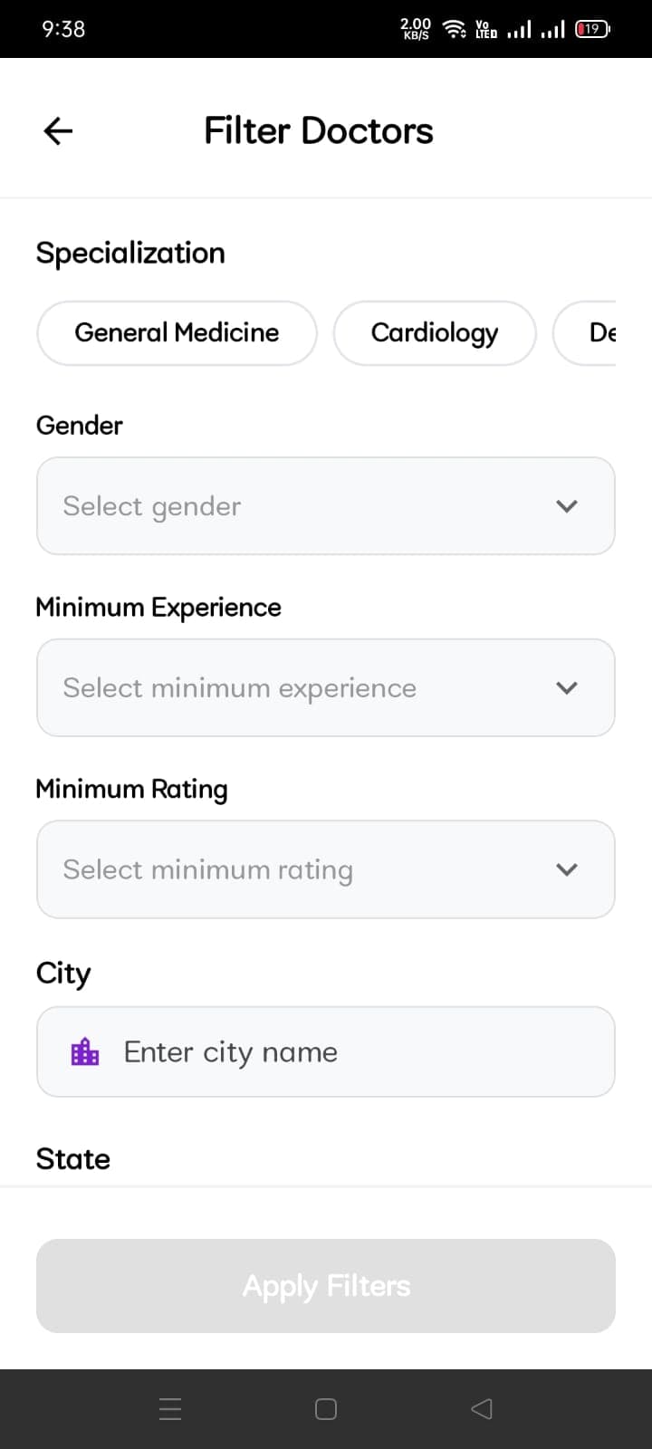 Pathway Care Mobile App – Home, Profile & Clinic Search screenshot by Atta ur Rehman Pathway Care Mobile App – Home, Profile & Clinic Search screenshot 5 by Atta ur Rehman — AI, React, Next.js, and React Native project