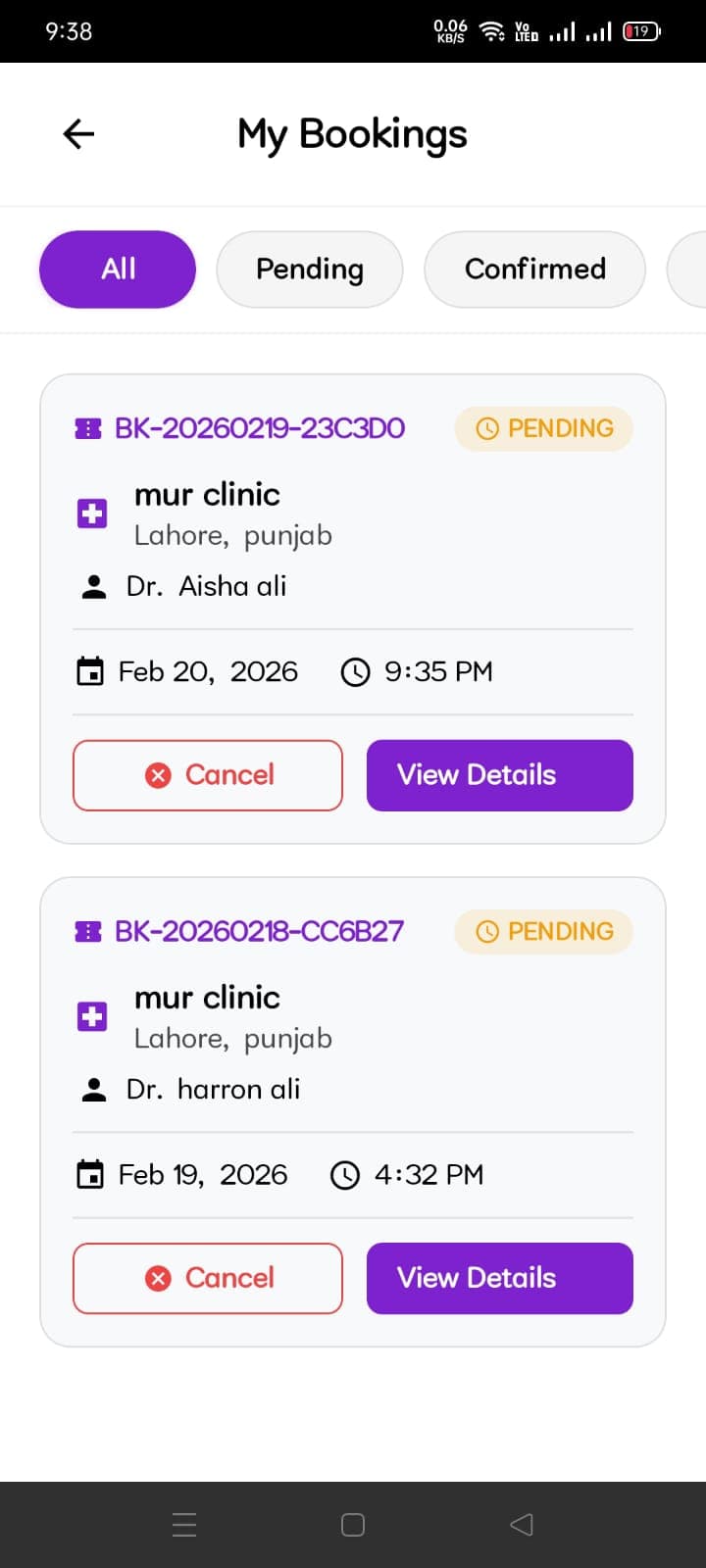 Pathway Care Mobile App – Home, Profile & Clinic Search screenshot by Atta ur Rehman Pathway Care Mobile App – Home, Profile & Clinic Search screenshot 6 by Atta ur Rehman — AI, React, Next.js, and React Native project